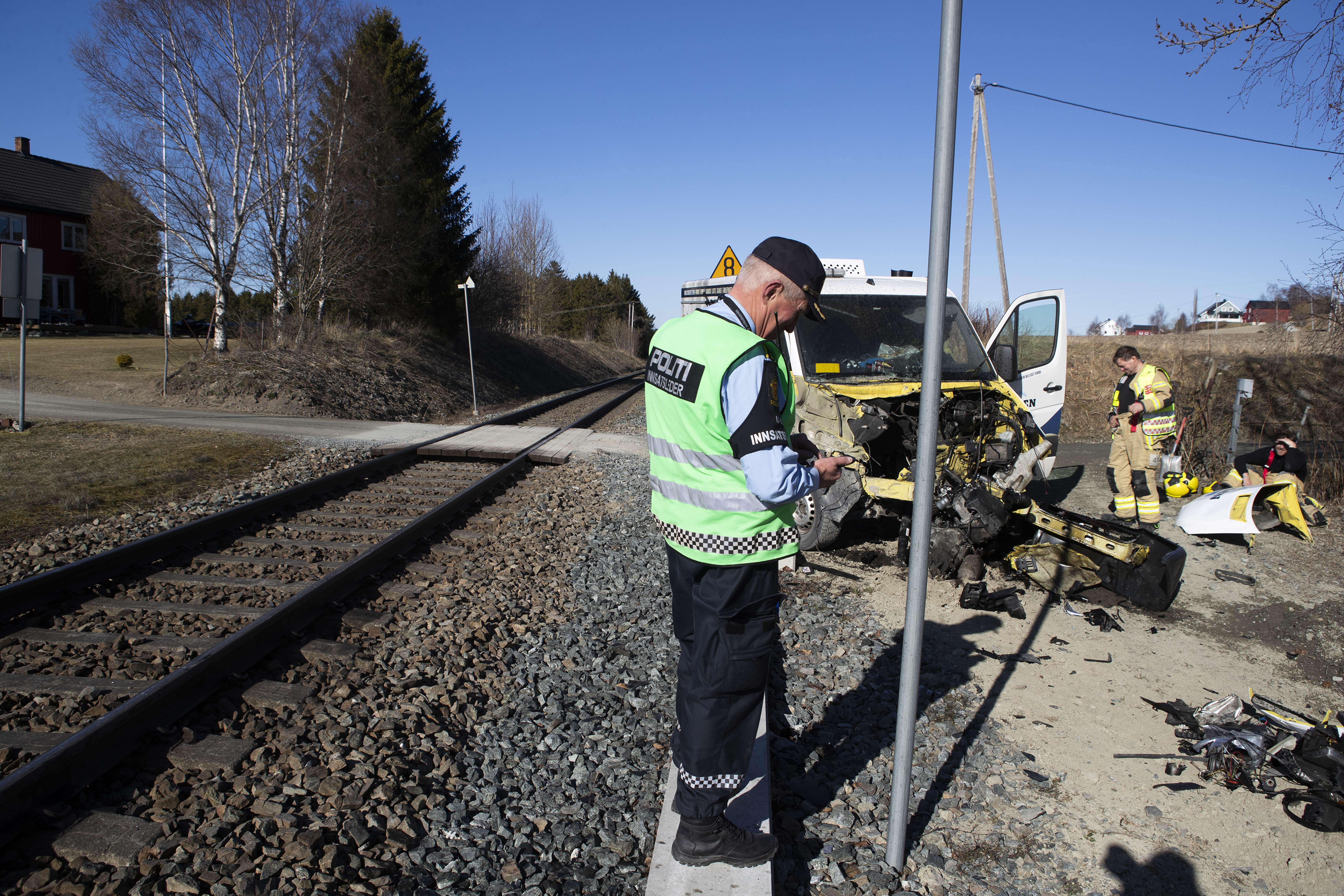 – Toget kan ikke svinge unna