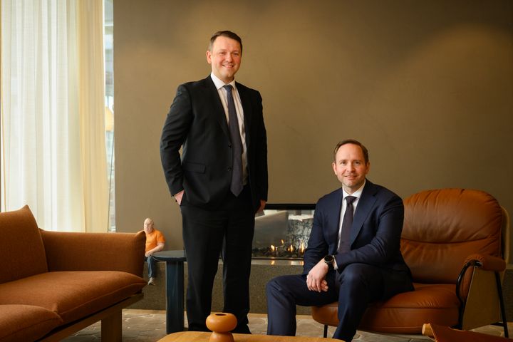 To nye partnere styrker DLA Pipers satsing innenfor bygg og entreprise. Fra venstre: Snorre Waage Sand og Stian Heimdal.