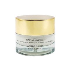 My Skinadvance Caviar Absolu Crème Riche 50 ml Den luksuriøse ansiktskremen La Crème Riche innholder kaviarekstrakt for en eksepsjonell oppstrammende og revitaliserende effekt. Tilfører intens fuktighet og glød og er ideell for tørr eller svært tørr hud. Kr 399,-