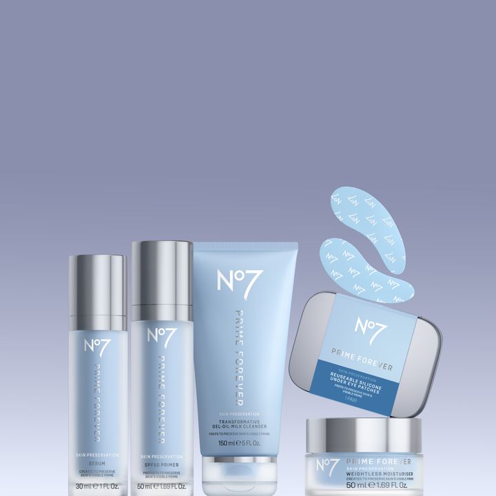 No7 Prime Forever hjelper huden å være på sitt beste lenger. (Foto: Boots Apotek)