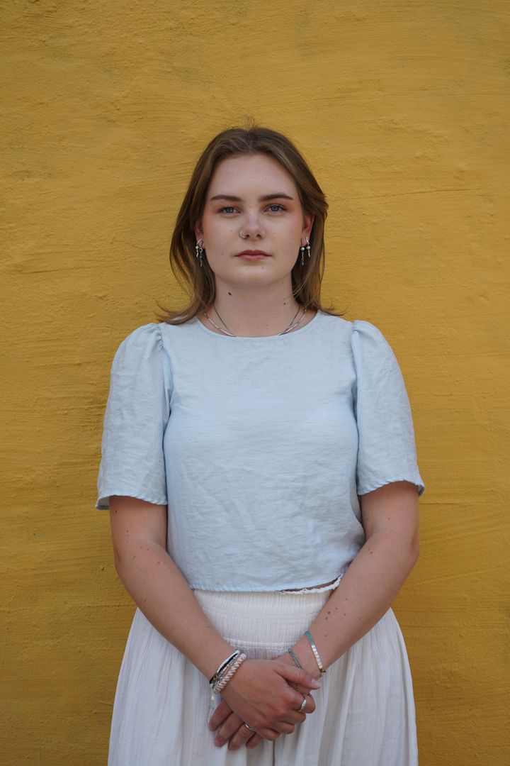 Martine Løkken Svendsen, leder i Elevorganisasjonen. Foto: Victoria Kjeksrud