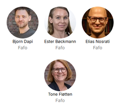 Bjorn Dapi, Ester Bøckmann, Elias Nosrati og Tone Fløtten står bak de ni faktaflakene som er publisert på Fafos nettsider