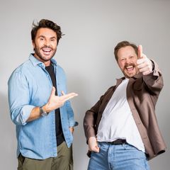 Jan Thomas og Einar ser frem til å være programeldere for et TV 2-program for aller første gang. Foto: PLAN-B/Helene Kjærgaard/TV 2