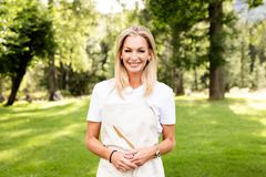 Kathrine Sørland er klar for "Kokkeskolen". Foto: Helene Kjærgaard/TV 2.