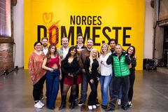 HVEM BLIR «NORGES DUMMESTE»?: AnneMa Yuvali (f.v.), Marius Skjelbæk, Sofie Karlstad, Arve Juritzen, Fetisha Williams, Frank Løke, Niklas Baarli, Iselin Michelsen, Martine Aurdal, Cristian Brennhovd, Kevin Lauren og Katrine Moholt.