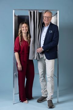 Selma Joner og Arill Riise er klar for å lede et helt nytt debattformat. Foto: Espen Solli/TV 2.