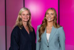 Nyhetsredaktør Karianne Solbrække og programleder Julie Thorsen. Foto: Jan-Petter Dahl