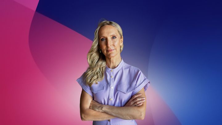 Yvonne Fondenes leder statsministerduellen kvelden før valgdagen. Foto: Ditlev Eidsmo/TV 2 (montasje).