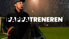 I «Pappatreneren» møter John Christian Lundstadsveen flere profilerte foreldretrenere, der samtlige er bekymret for barn og ungdoms folkehelse. Samtidig savner de verktøyene for å balansere den viktige, men krevende foreldretrenerrollen. Foto: Mathias Kleiveland/Fredrik William Blekstad/TV 2.