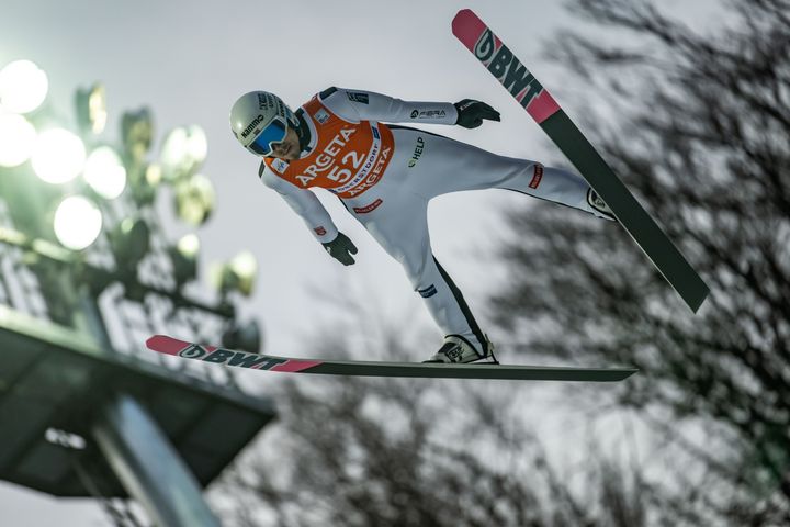 Johann André Forfang tok annenplass i World Cup i Overstdorf i 2025. Nå er han klar for VM i samme monsterbakke.