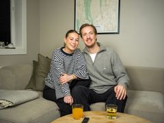 Jonas og kjæresten Janicke. Foto: Odd Thygesen/Strix.