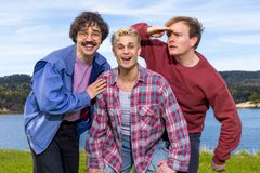 Programlederne i "Ekstrem gjemsel" - Christopher Omdahl. Victor Sotberg og Robin Hofset.