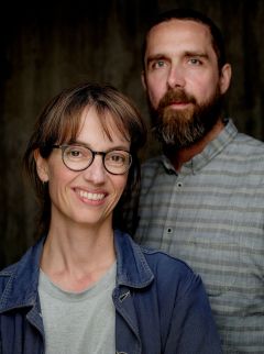 Anne Bjørnstad og Eilif Skodvin, er serieskapere og manusforfattere for "Isfolket".
