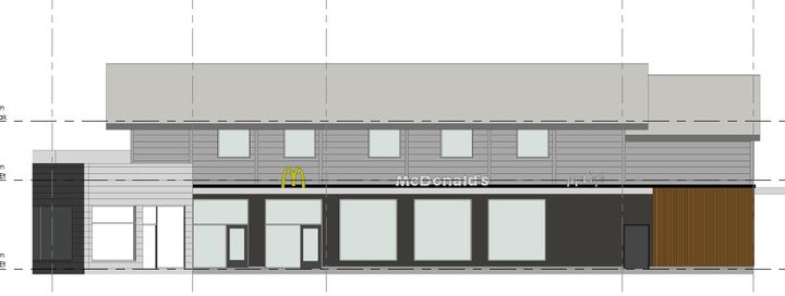 Skisse av ny McDonald's-restaurant Bjørkelangen