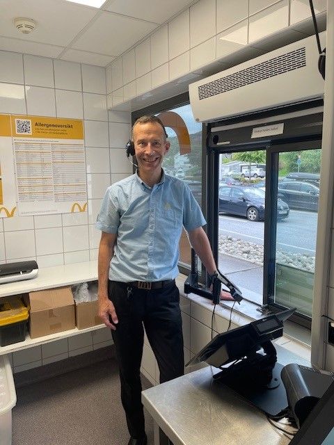 Franchisetager Sverre Villanger åpner McDonald's Kristiansund