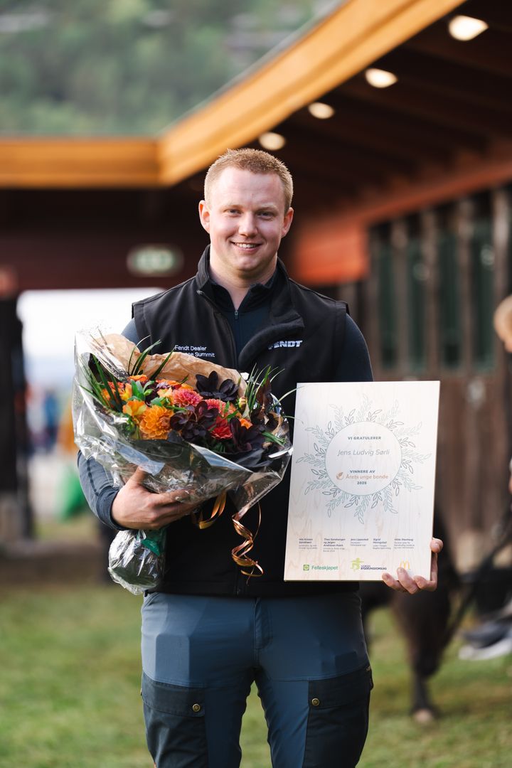Årets Unge Bonde 2025 ble Jens Ludvig Sørli. Hvem vinner kåringen i 2026?