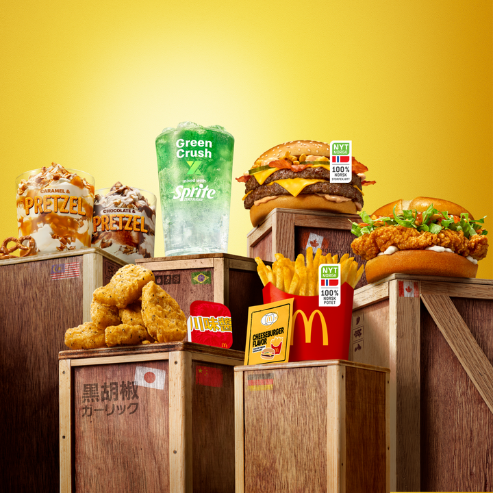 McDonald's har hentet mange spennende smaker fra utlandet
