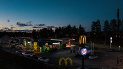 Den nye restauranten ligger på Hvervenkastet ved E16 i Hønefoss.