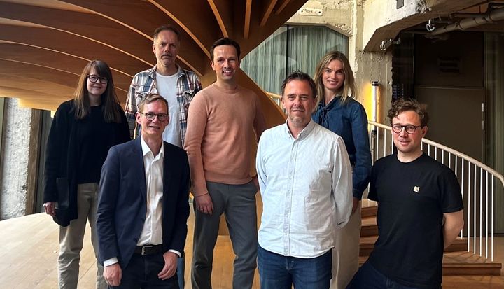 Bransjerådet for film: Bak fra venstre: Elisabeth Sjåstad, Øyvind Rune Stålen, Per Emil Grimstad og Åse Kringstad. Foran fra venstre: Espen L. Pedersen, Morten Christoffersen og Leiv Igor Devold.