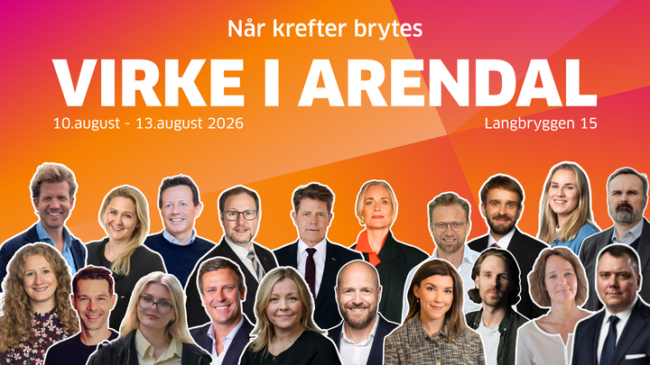 I Virke-huset finner du de viktigste folkene og debattene under Arendalsuka 2026.