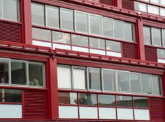 Foto av fasaden til Borettslaget Mercur i Stavanger.