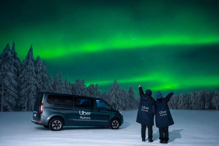 SPEKTAKULÆRT: Uber tilbyr nå egne guidede nordlys-turer.