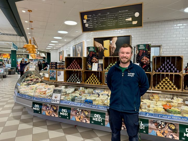 Geir Jørgensen butikkleder for Coop Mega på Sirkus Shopping