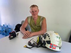 Oscar Coll Birkeland (20) fra Sauda har bestått svenneprøven innen betongfag.