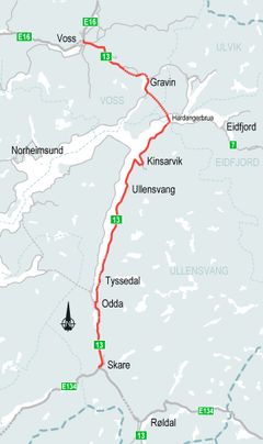 Rv. 13 Skare - Voss