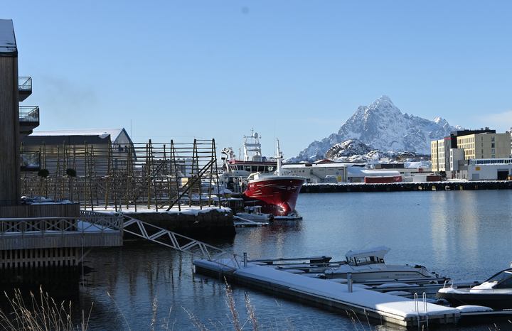 Fiskerinæringen står sterkt i Lofoten.