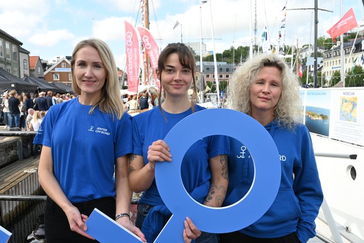 Fv. Susanne Giske (Fiskebåt), Vilde Strandman (Ramoen) og Jannicke Gangstad (Fiskebåt)