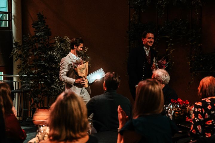 Pressebilde fra prisutdelingen.