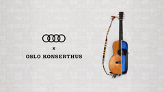 Audi og en Martin 1914 - Jørgen Roll sin personlige gitar og en del av backline ved Oslo Konserthus til bruk ved spesielle forespørsler.