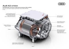 UTVIKLET FOR HØY EFFEKTIVITET. Motorene i nye Audi A2 e-tron.