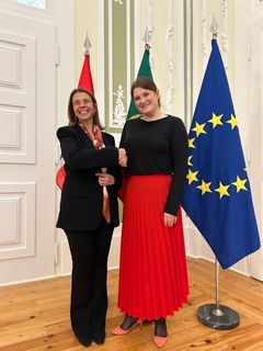 Fiskeri- og havministeren hadde politisk møte med statssekretær for fiskeri, Teresa Coelho.