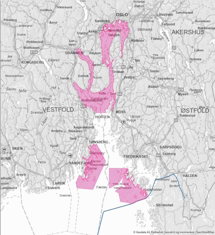 Nullfiskeområder i Oslofjorden blir innført fra 1. januar 2026