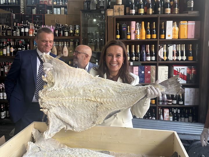 Fiskeri- og havministeren er i Brasil denne uken, og deltok blant annet på sjømatmessen Seafood Show Latin America i São Paulo. Foto: NFD