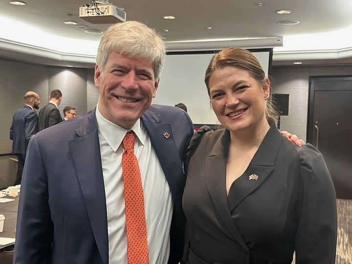 Tim Hodgson og Cecilie Myrseth