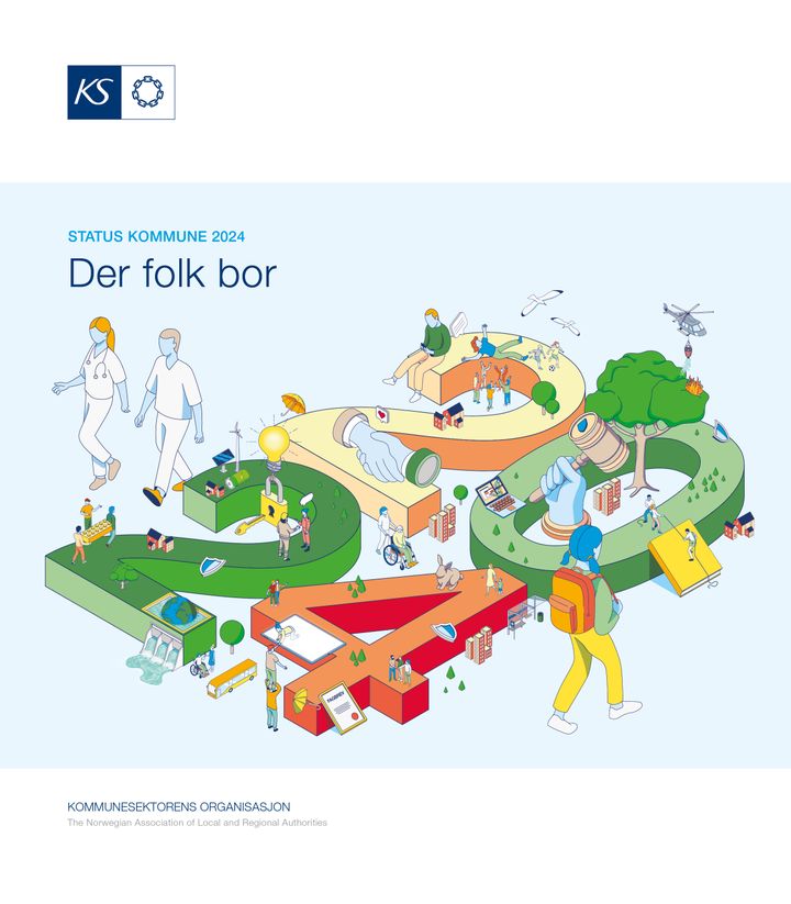 Rapporten Status Kommune 2024 gir et oppdatert bilde av tilstanden i norske kommuner og fylker – en samlet oversikt og kunnskapsbank over fakta på over 130 områder i kommuner og fylkeskommuner.