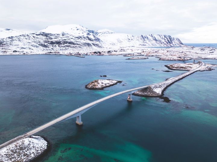 Utsikt over Lofoten