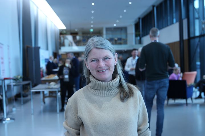 Lene Conradi, fylkesstyreleder i KS Akershus og ordfører i Asker, på strategikonferansen.