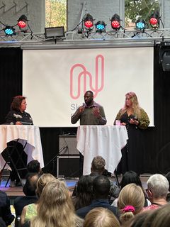 Stephen Adom, FRI og Nanna Klingenberg i prat med Else Kåss Furuseth: Hvordan kan vi ha en konstruktiv kjønnsdebatt?