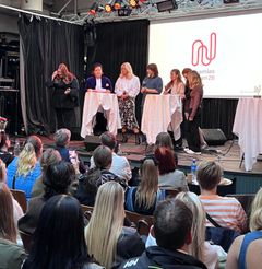 Kroppsfokus var tema i samtalen mellom Anine Olsen, ung.no, Alexandra Øhrn Fredwall og jentene fra Nordkjosbotn.