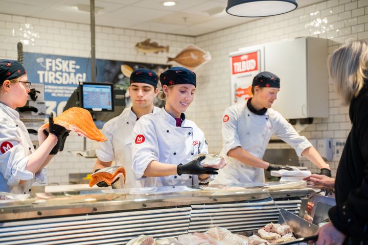 Full aktivitetet i fiskedisken til MENY CC Vest
