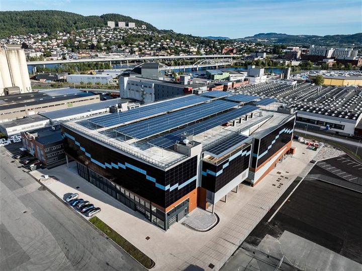Møller logistikk i Drammen havn - Foto: Møller Eiendom