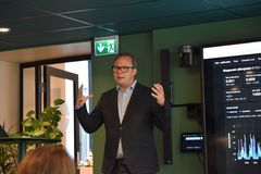 Jon Andreas Pretorius fra Hafslund delte hvordan selskapet bygger KI på et solid fundament av gode data, moderne plattformer og tydelige strategiske prinsipper.
