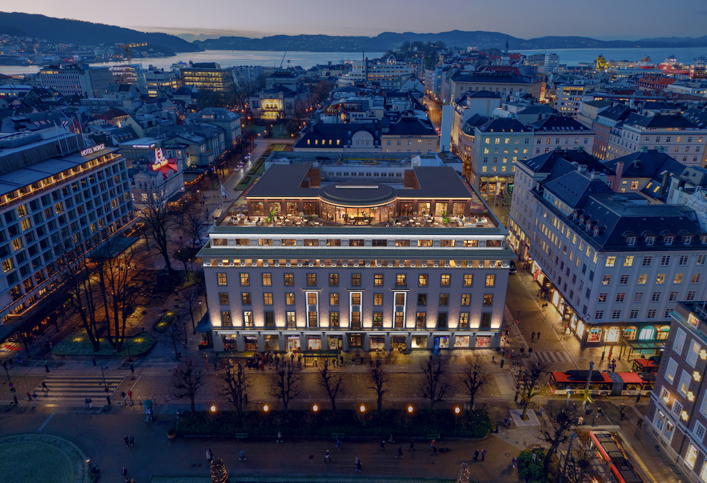 Handelens og Sjøfartens Hus in central Bergen