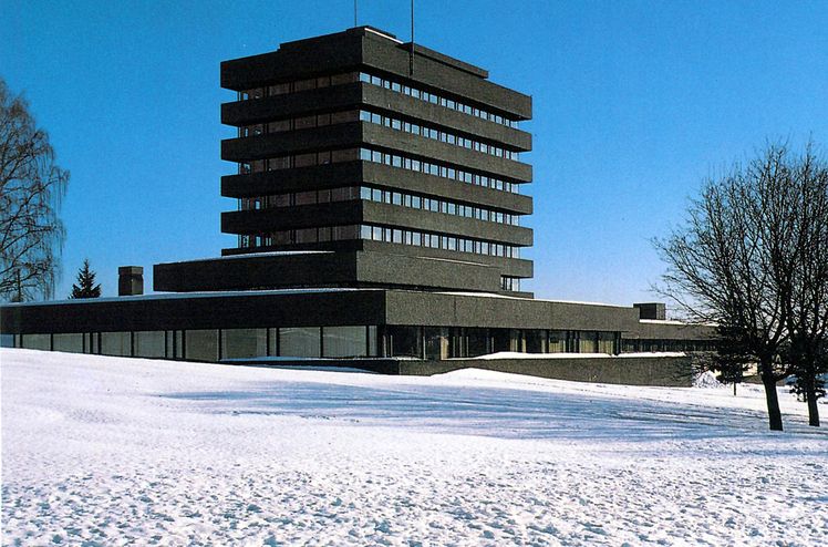 Archive photo, Asker Town Hall