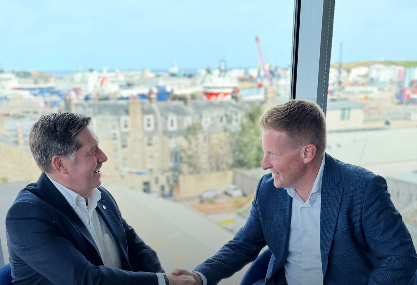 Walter Thain fra THREE60 Energy and Graeme Fergusson i AF Offshore Decom