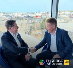 Walter Thain fra THREE60 Energy and Graeme Fergusson i AF Offshore Decom